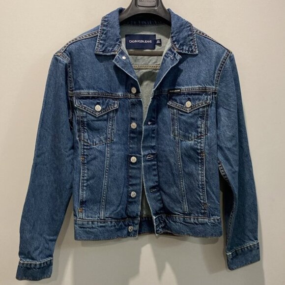 Calvin Klein Denim Trucker Jean Jacket - Picture 6 of 13